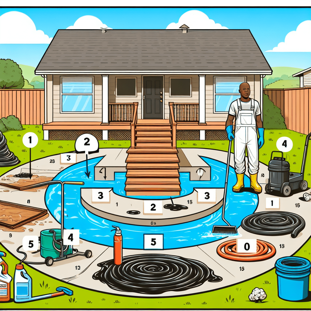 How To Clean Up Raw Sewage In Yard
