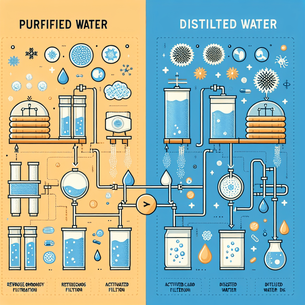 What Is The Difference Between Purified Water And Distilled Water